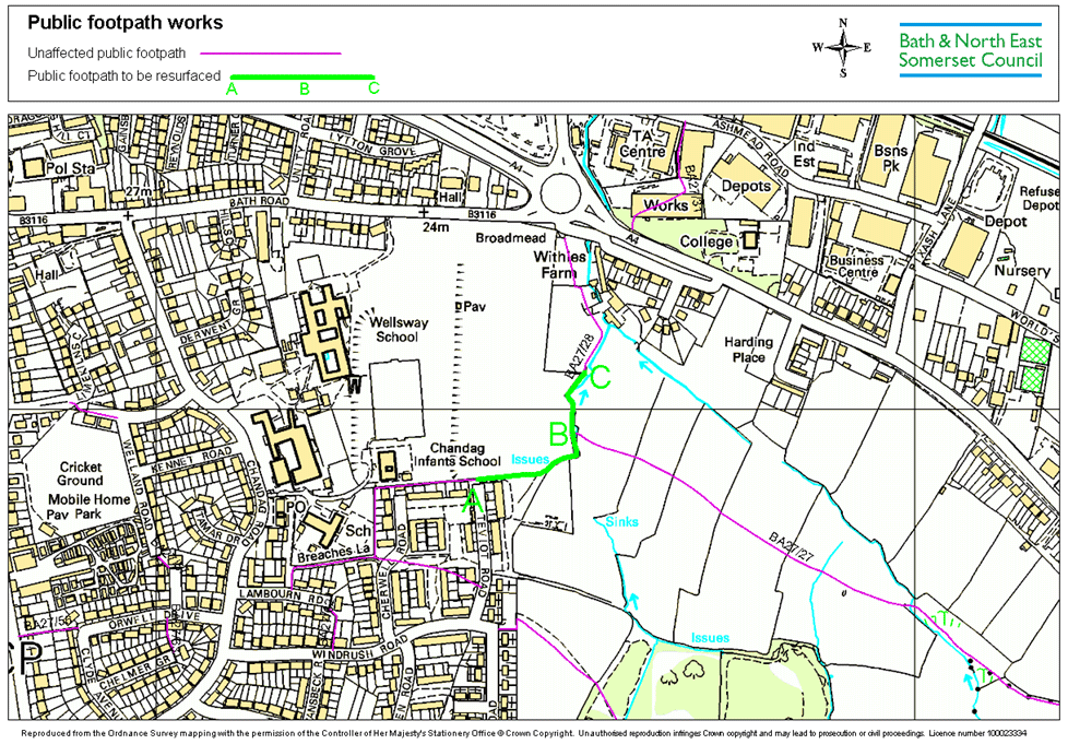 Roadworks Keynsham Town Council