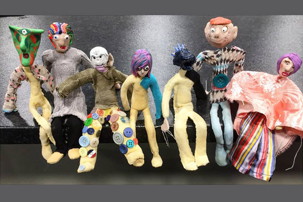 puppets from animation project